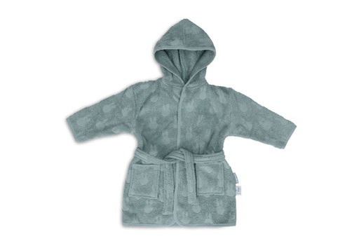 [510764] Bathrobe 3-4 jaar Miffy Jacquard Sea Green