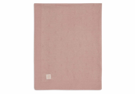 [510812] Blanket Cradle 75x100cm Cosy Knit Wild Rose