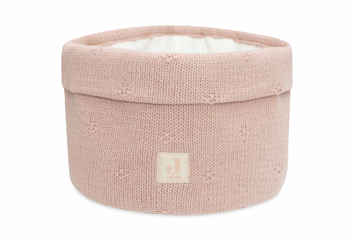 [510889] Changing Table Basket Cosy Knit Wild Rose