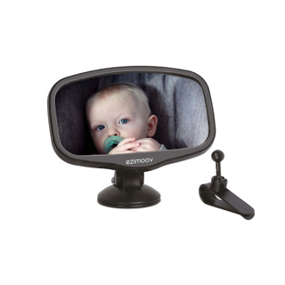 [469404] VEILIGHEIDSSPIEGEL, Mirror mini, vr in de wagen, bev met clip/zuignappen naast achteruitkijkspiegel/aan zonneklep