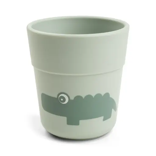 [472315] Done by Deer | Drinkbeker Mini Mug Croco Groen 135ml