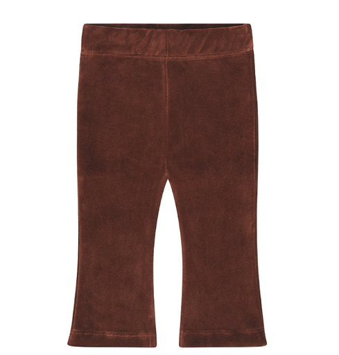 [523309] Dirkje | Flared Broek Girls Velours Bruin  