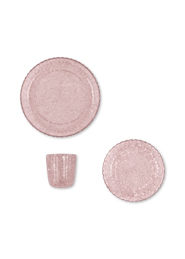 [524595] Konges Slojd | Eetset Glitter Dinner Set Sparkling Blush