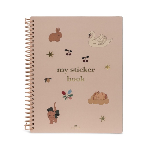 [524606] Konges Slojd | Boek My Sticker Book Blush