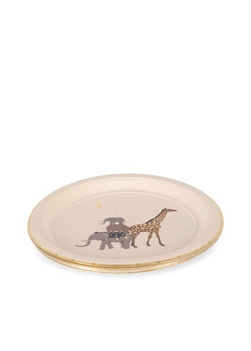 [524632] Konges Slojd | Feestartikel Plates Safari 