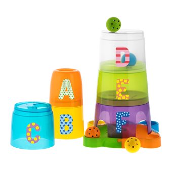 [530007] Chicco | Stapelpyramide Stack&Fun Stapelspel met Ballen