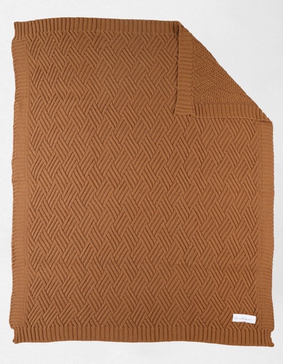 [534140] Noukies | Deken Wieg Tricot Sweet Caramel 75x100