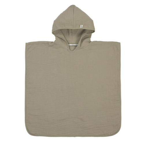 [408640] Laessig | Poncho Muslin Olive 12-36M