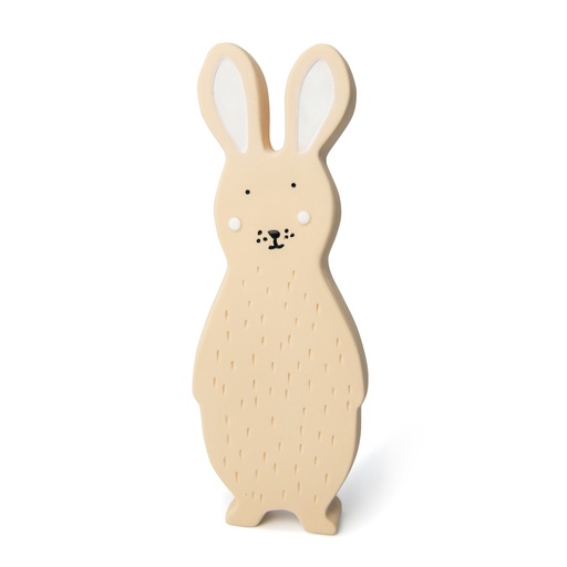 [413392] BADSPEELGOED, Mrs. Rabbit, Natural Rubber Toy, roze, konijn, kunststof, vanaf 0 maand, Playtime (037)