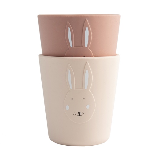 [439992] Trixie | Drinkbeker Mrs. Rabbit Mealtime Cups 2-pack roze