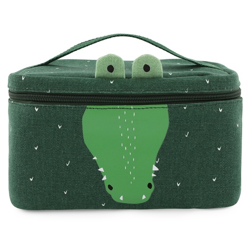 [449882] KOELTAS, Thermische lunchtas, Mr. Crocodile School, 14x14cm, groen