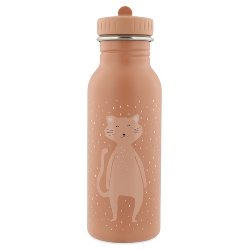 [462465] DRINKBEKER, 500 ml, Mrs. Cat, roze, uni/print kat, aluminium, deksel, drinktuit, Drinkfles, 1 stuk(s)