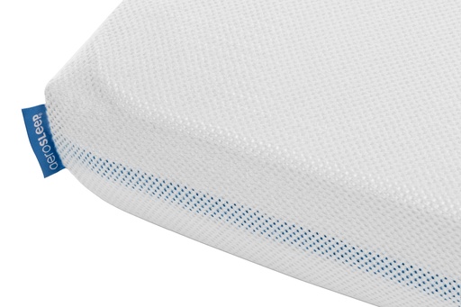 [389412] Aerosleep | Hoeslaken Fitted Sheet Premium Sleep Safe white 60x120cm  