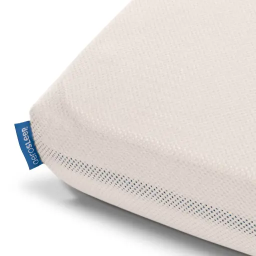 [436879] HOESLAKEN, Sleep Safe, 75x95cm, almond, ecru, vr park, uni, Fitted Sheet, polyester, 1 stuk(s)