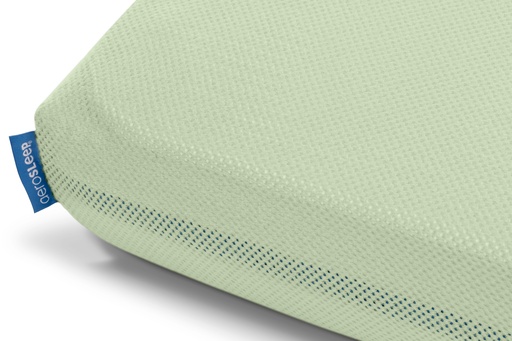 [436885] Aerosleep | Hoeslaken Fitted Sheet Sleep Safe olive 60x120cm  