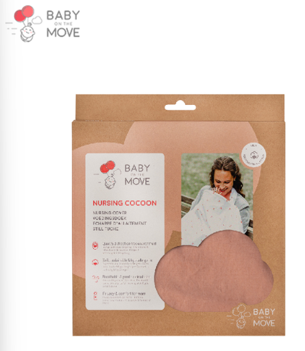 [471481] Baby On The Move | BORSTVOEDINGSDOEK, epic pink, schort, Nursing Cover, roze, uni, katoen, model: schort