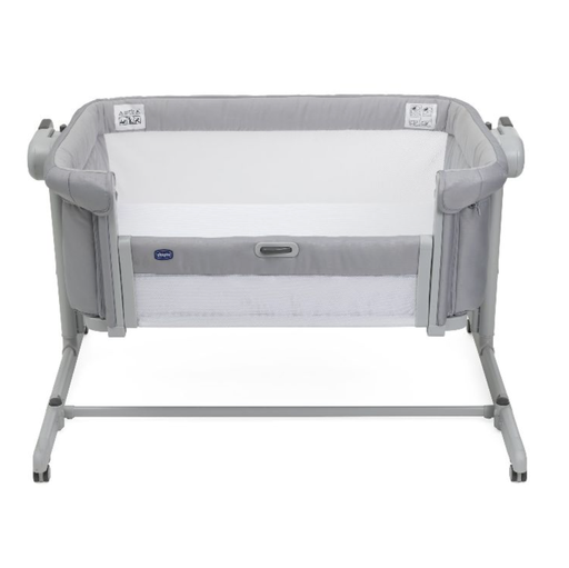 [463700] CO-SLEEPING WIEG, Next2Me Magic Evo, grey mist, +matras, +bodem, schommel- functie, dropside, op wieltjes, 2023