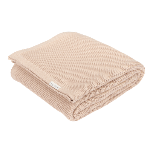 [469759] Little Dutch | Deken Wiegdeken Newborn Naturals beige 70x100cm  