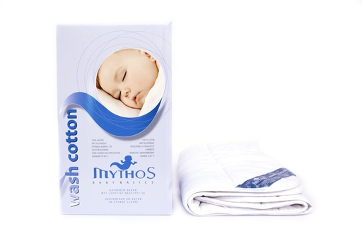 [280013] MYTHOS | Donsdeken Wash Cotton wit 100x135cm  