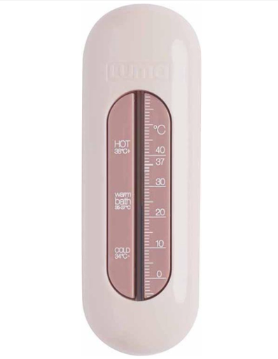 [408548] BADTHERMOMETER, analoog, Blossom Pink, Bath thermometer, roze, ovaal, waterdicht, thermometer