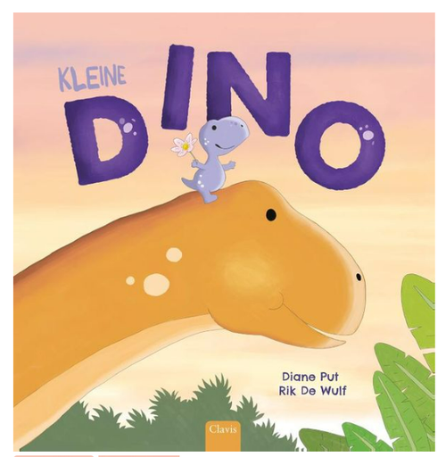 [474995] LEESBOEK, Kleine Dino, Diane Put/Rik De Wulf, multikleur, Kleine Dino op het hoofd van grote dino, vanaf 36 m, Boek